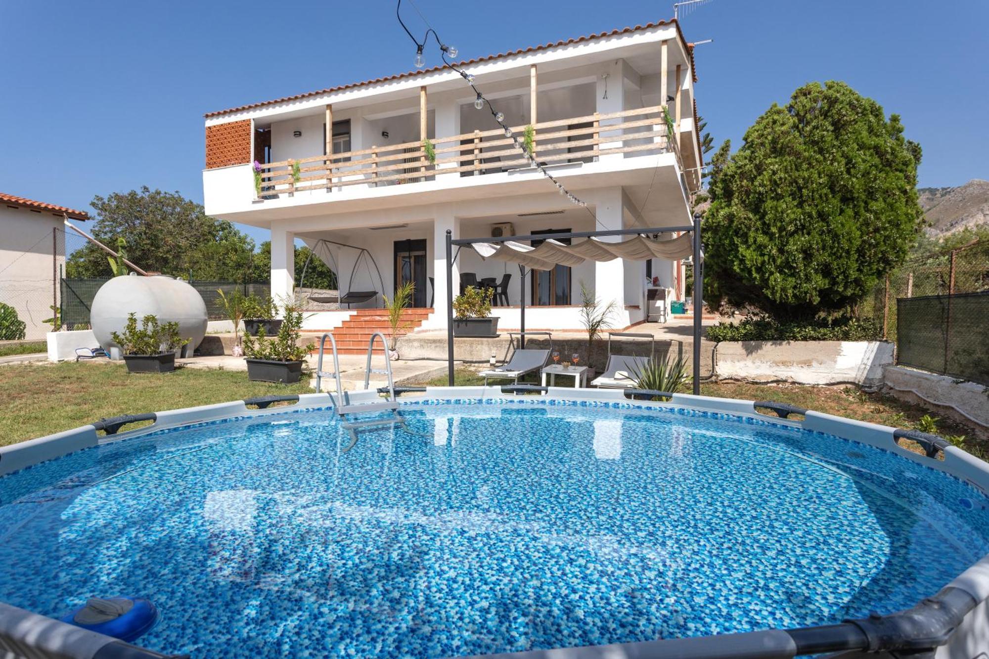 Casa Vista Mare Tra Gli Ulivi Villa Terrasini Luaran gambar