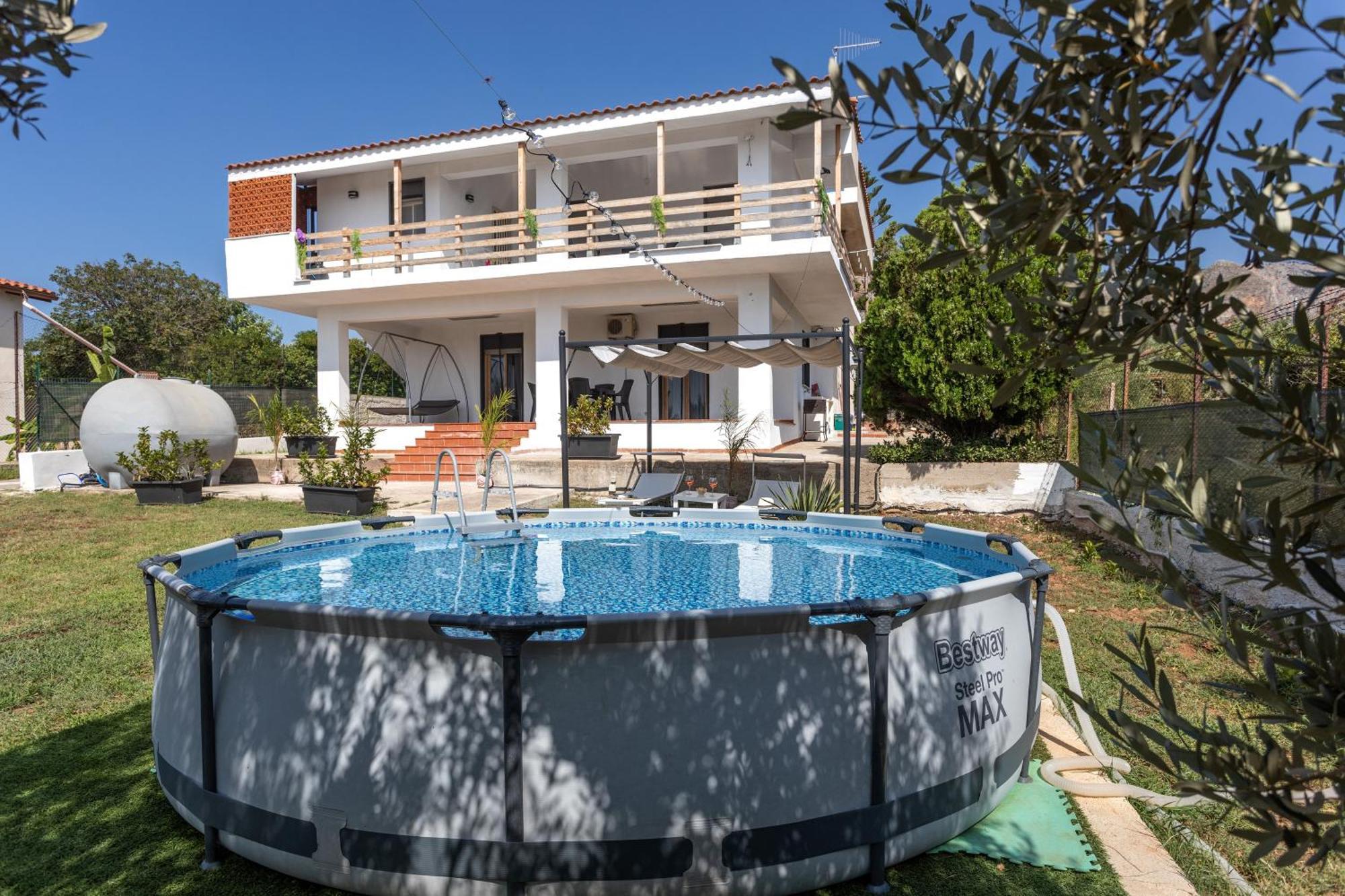 Casa Vista Mare Tra Gli Ulivi Villa Terrasini Luaran gambar